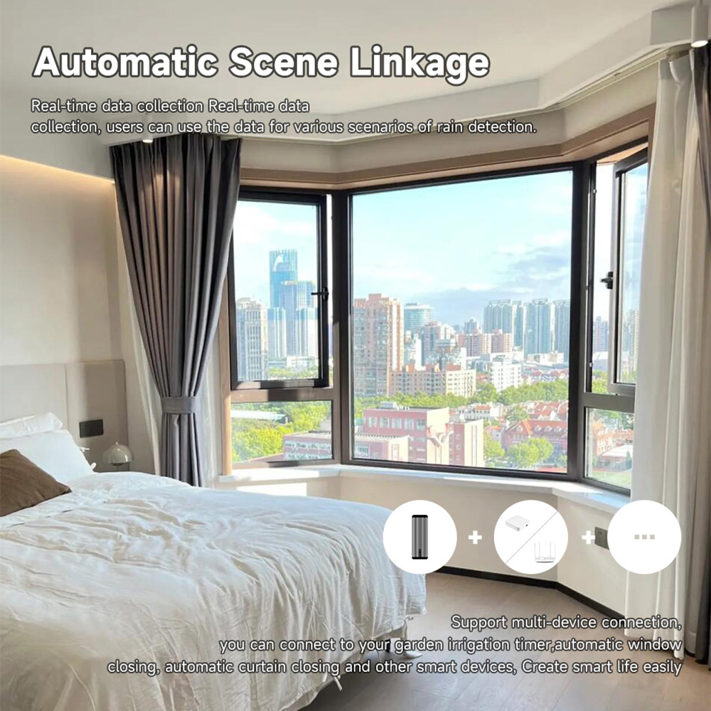 Tuya ZigBee Rain Sensor Tuya R - Smart Home Villa ulasan dan harga