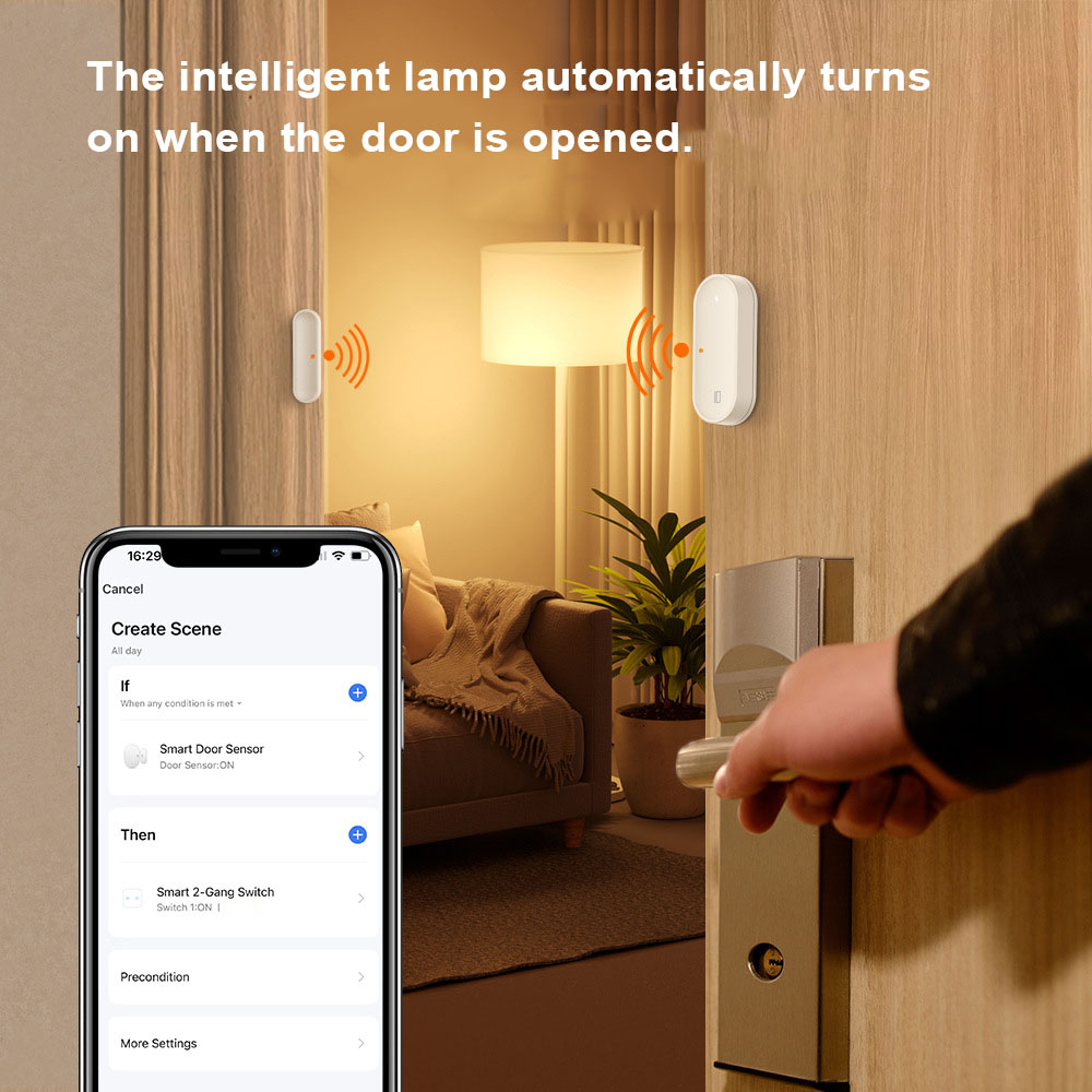 Doodle Wi-Fi ZigBee door magne - Smart Home Notifications ulasan dan harga