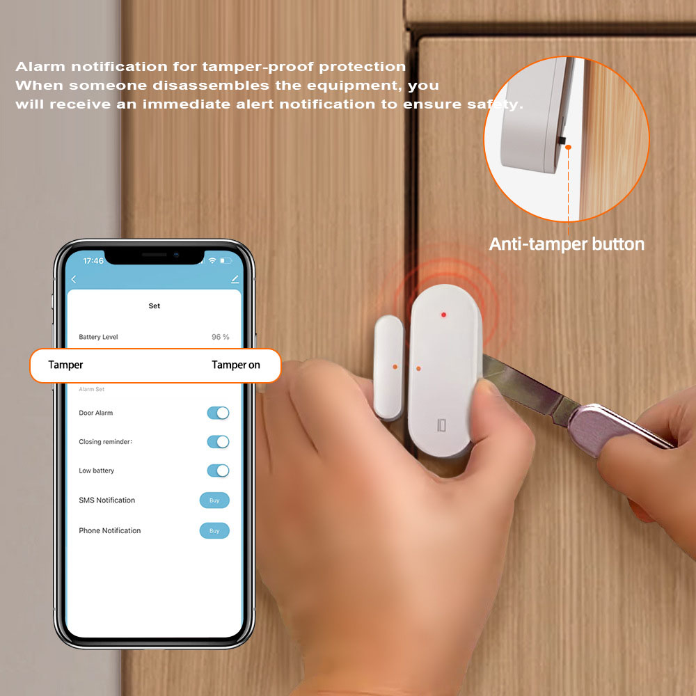 Doodle Wi-Fi ZigBee door magne - Smart Home Notifications ulasan dan harga