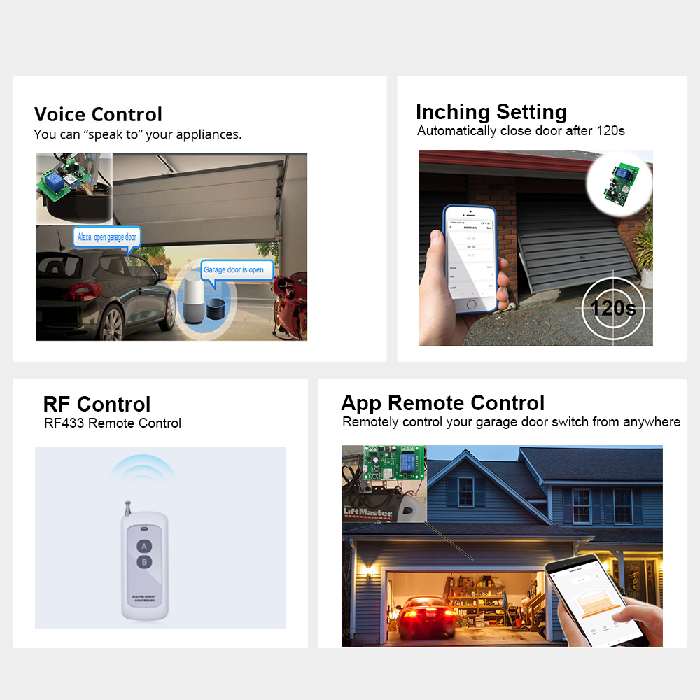 Zigbee WiFi Smart Garage Door  - Smart Home Z Wave ulasan dan harga