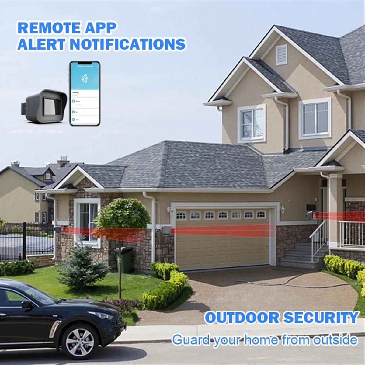 ~Upgraded 2026-Smart Outdoor H - Smart Home Notifications ulasan dan harga