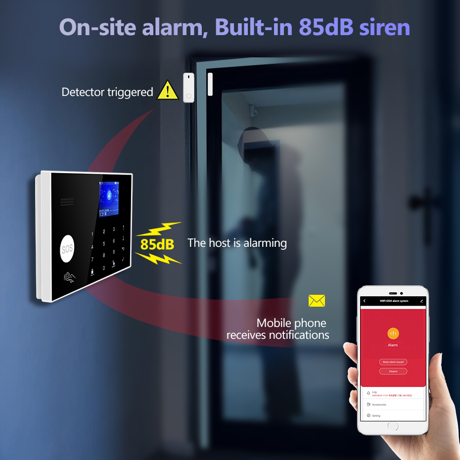 KERUI 4G Alarm with Doorbell R - Smart Home Keyboard ulasan dan harga