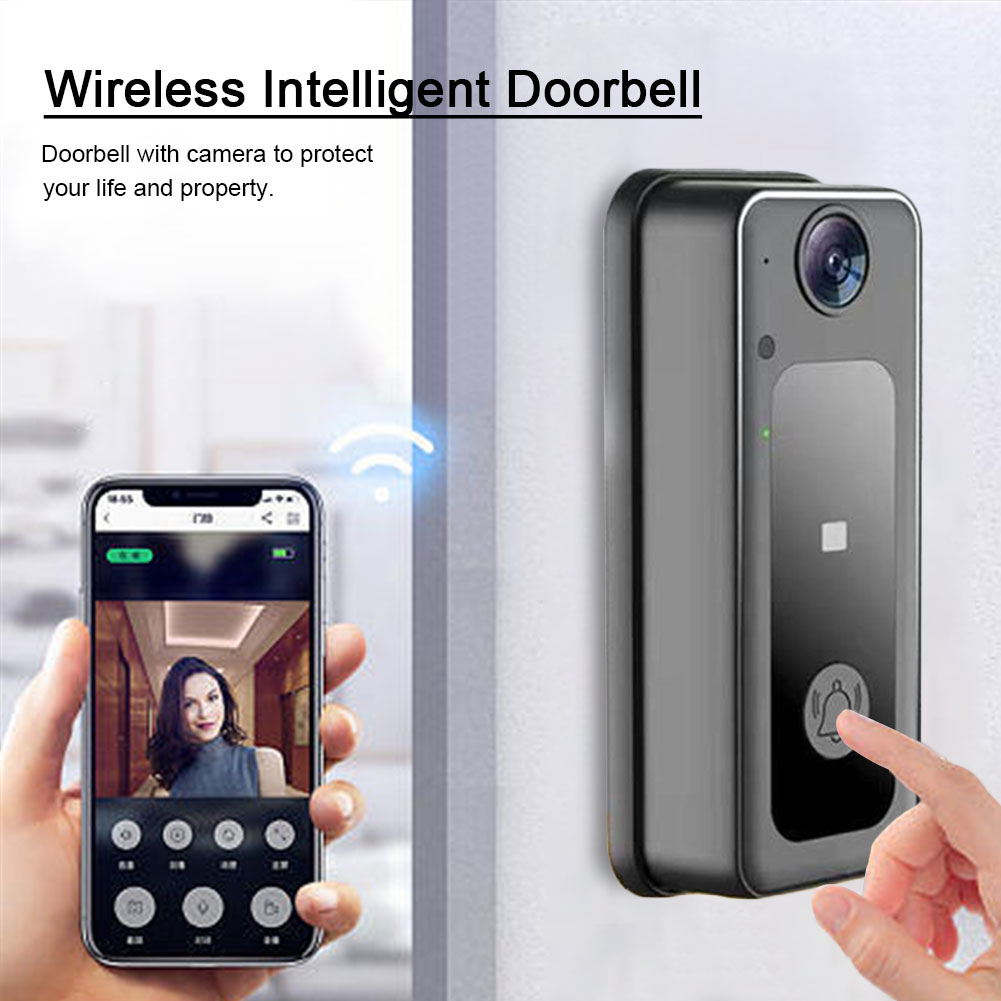 Wireless Camera Doorbell Two-W - Smart Home Video ulasan dan harga