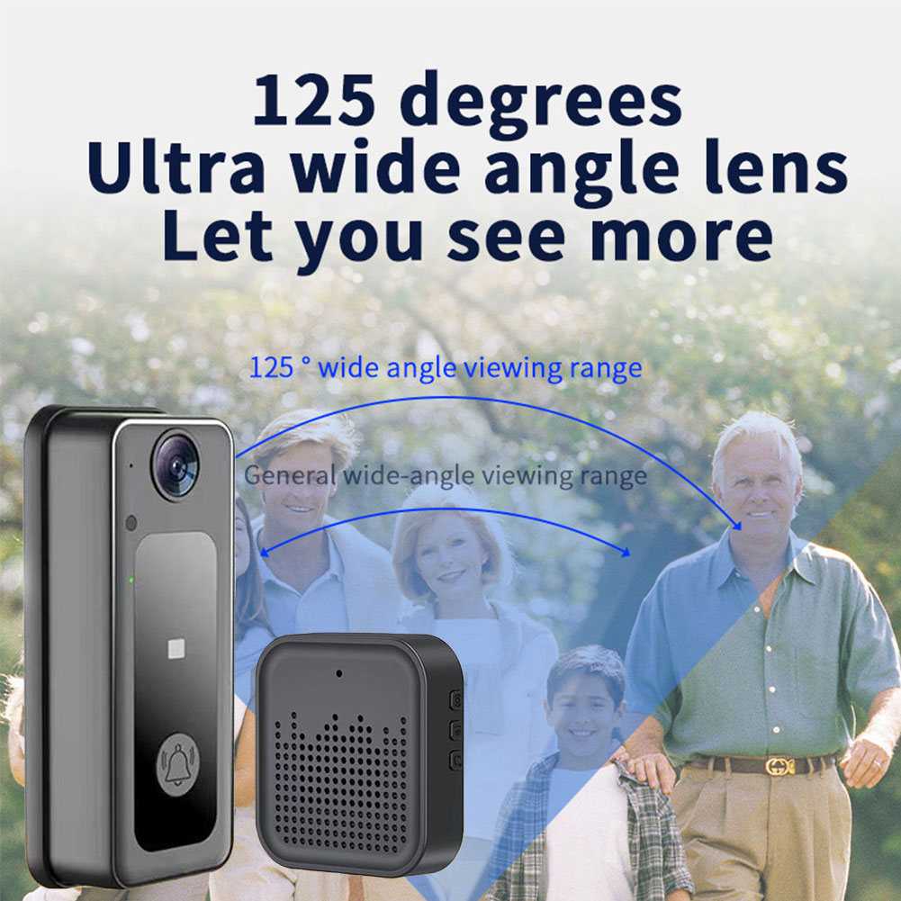 Wireless Camera Doorbell Two-W - Smart Home Video ulasan dan harga