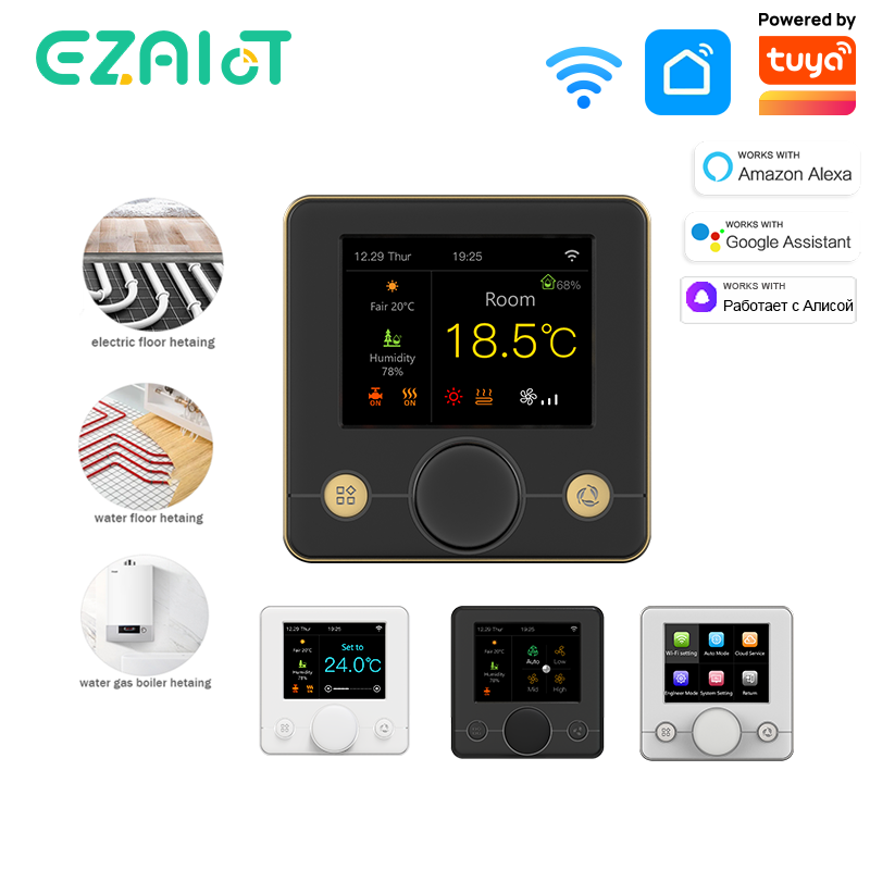 Floor Heating Wi-Fi Thermostat - Smart Home Thermostat ulasan dan harga