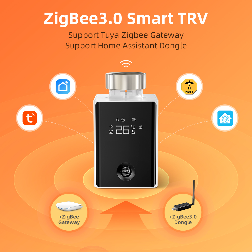 AVATTO ZigBee 3.0 Smart TRV Th - Smart Home Thermostat ulasan dan harga