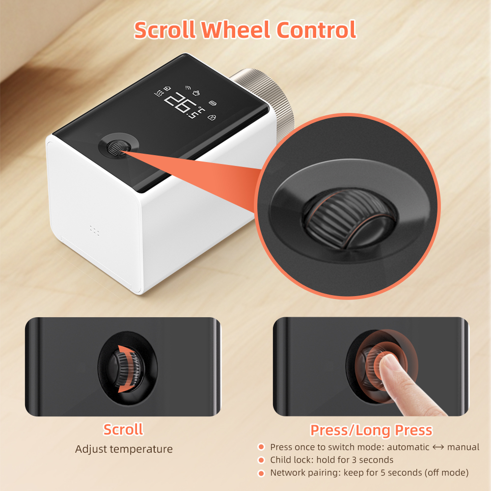 AVATTO ZigBee 3.0 Smart TRV Th - Smart Home Thermostat ulasan dan harga