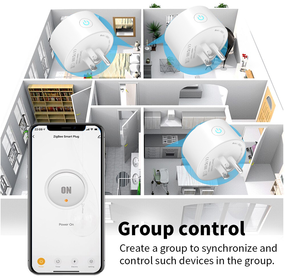 Tuya WiFi Or Zigbee Smart Sock - Smart Home Energy Monitor ulasan dan harga