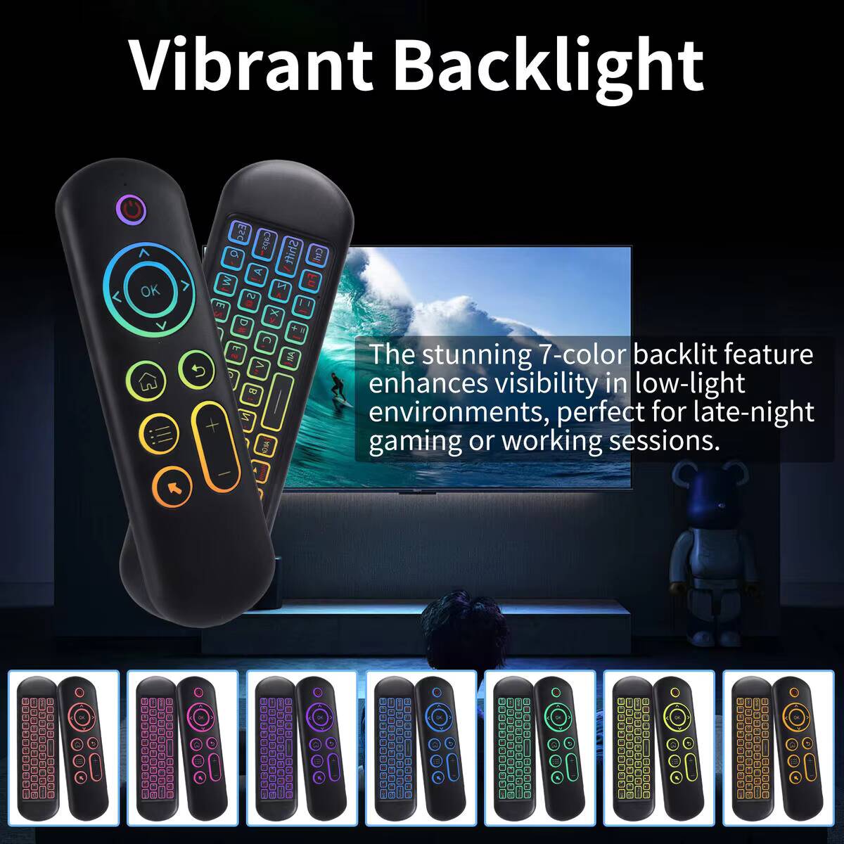 Bluetooth 2.4G Dual Mode Mini  - Smart Home Keyboard ulasan dan harga