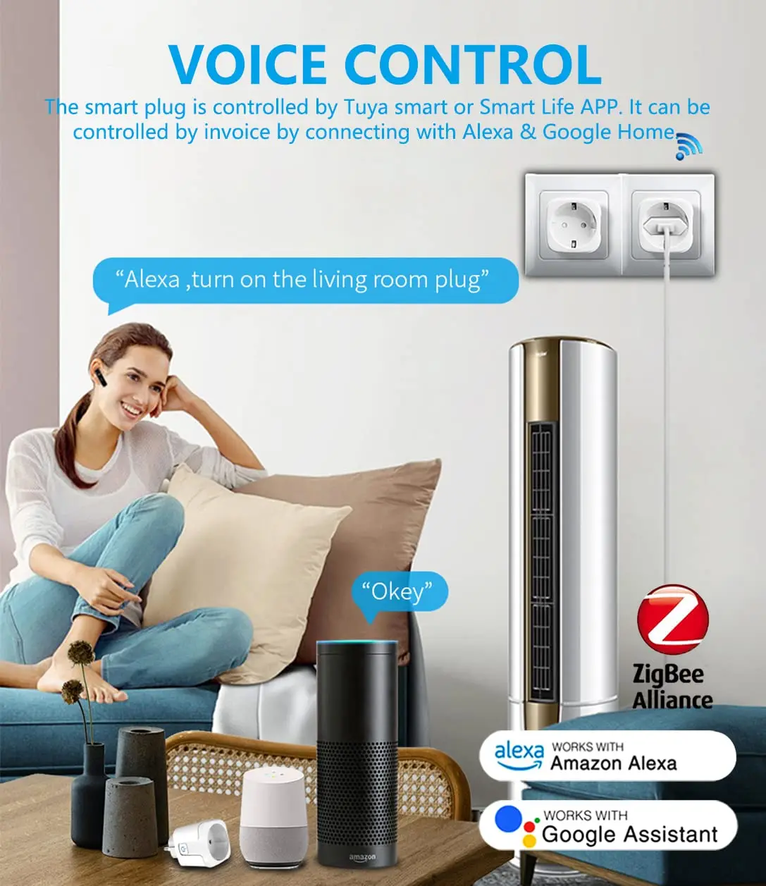 ZigBee EU Plug 16A/20A Smart P - Smart Home Energy Monitor ulasan dan harga