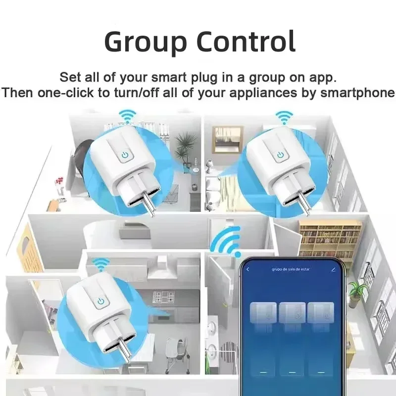 ZigBee EU Plug 16A/20A Smart P - Smart Home Energy Monitor ulasan dan harga