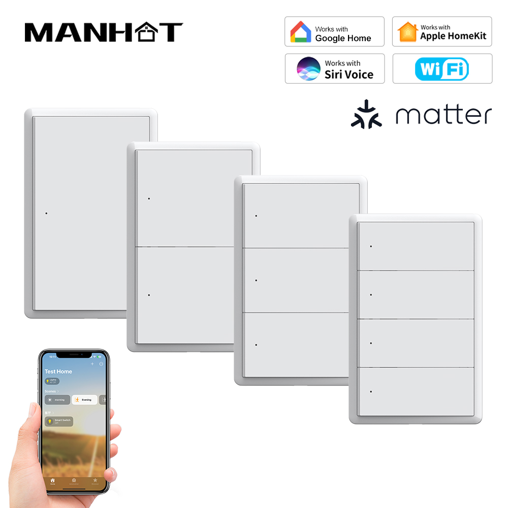 MANHOT Homekit WiFi Smart Swit - Smart Home Kits ulasan dan harga