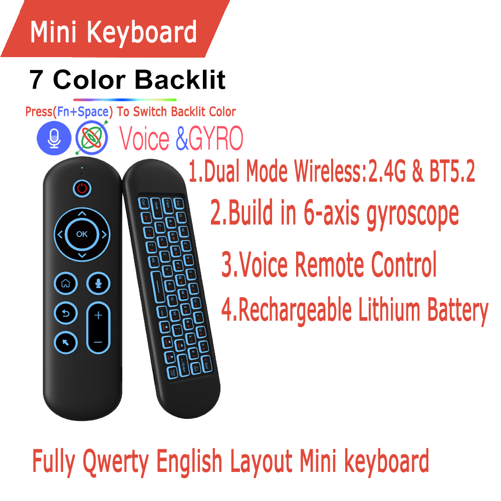 Remote Control Air Mouse Voice - Smart Home Keyboard ulasan dan harga