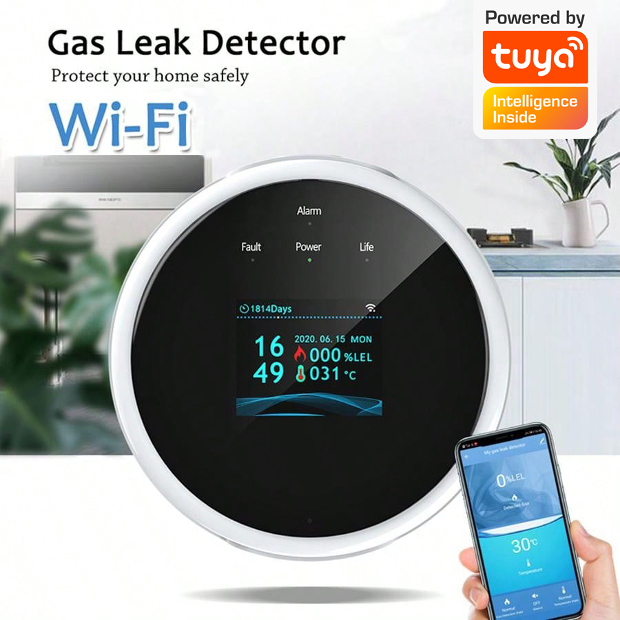 2.4G WiFi Gas Alarm Sensor Com - Smart Home Automation System ulasan dan harga