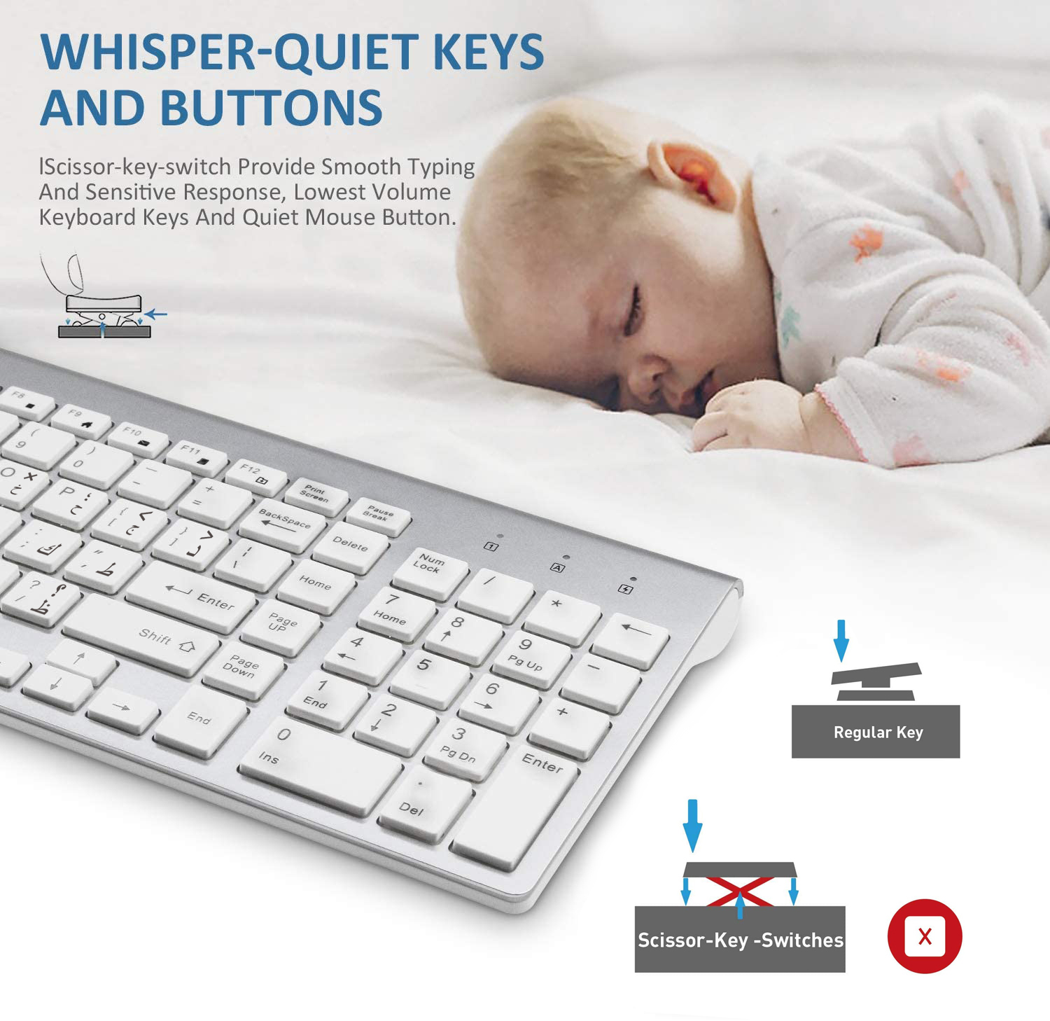 Arabic Enghish Character Slim  - Smart Home Keyboard ulasan dan harga