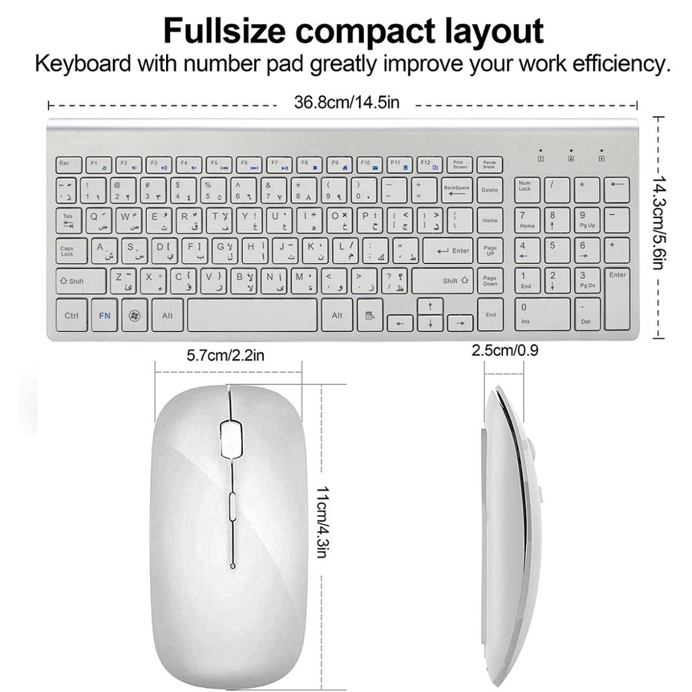 Arabic Enghish Character Slim  - Smart Home Keyboard ulasan dan harga
