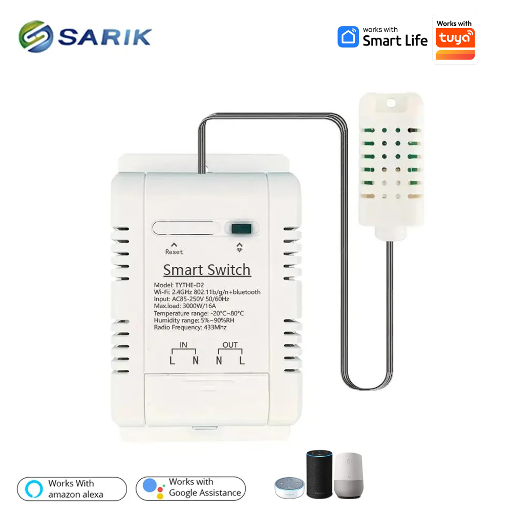 Work with Tuya 16A 3000W WiFi  - Wifi Thermostat ulasan dan harga