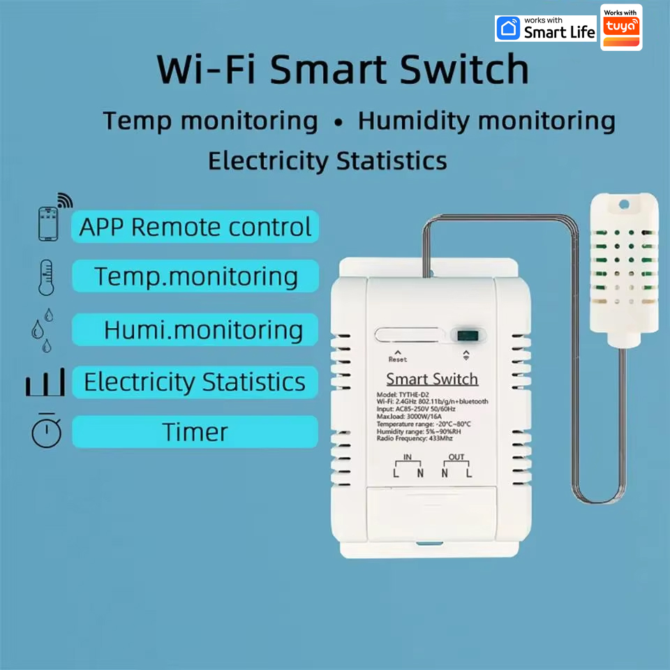 Work with Tuya 16A 3000W WiFi  - Wifi Thermostat ulasan dan harga