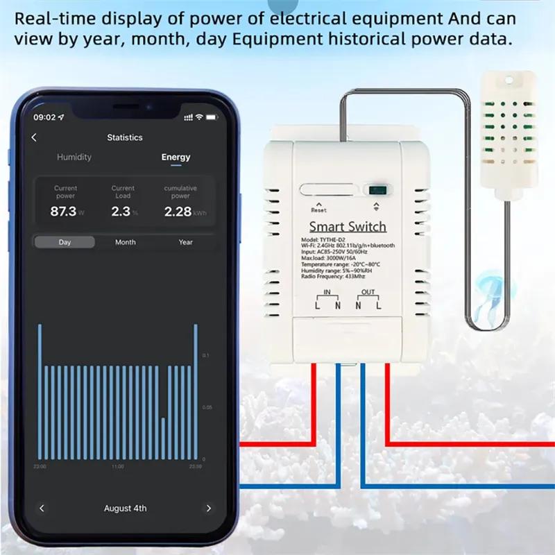 Work with Tuya 16A 3000W WiFi  - Wifi Thermostat ulasan dan harga