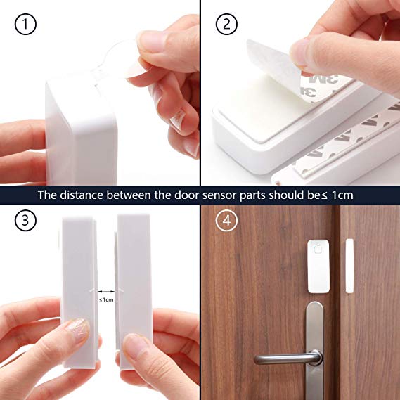 Tuya Smart WiFi Door Sensor Wi - Smart Home Notifications ulasan dan harga