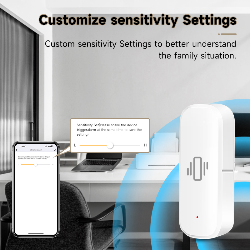Tuya WiFi Smart Vibration Sens - Smart Home Notifications ulasan dan harga