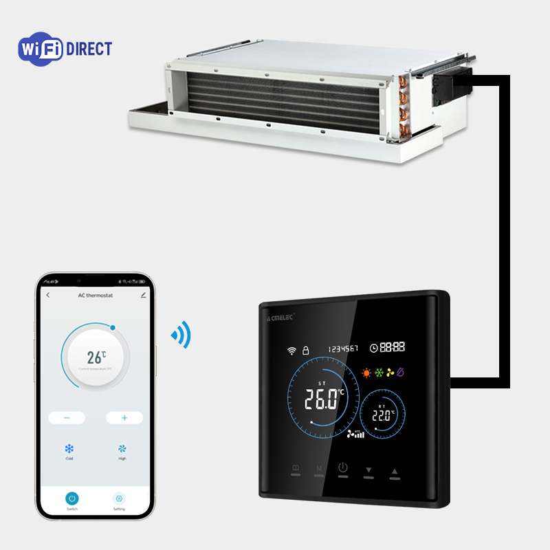 Smart Fan Coil Thermostat HVAC - Smart Home Thermostat ulasan dan harga