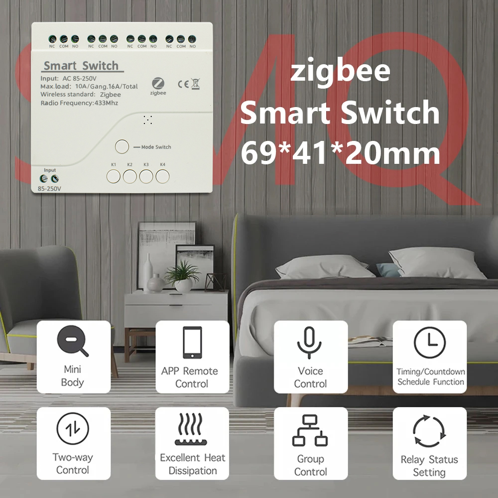 Zigbee Smart Switch Wifi Relay - Smart Home Z Wave ulasan dan harga