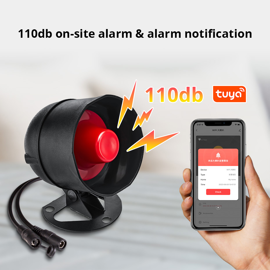 KERUI Tuya WIFI Loudly Speaker - Smart Home Automation System ulasan dan harga