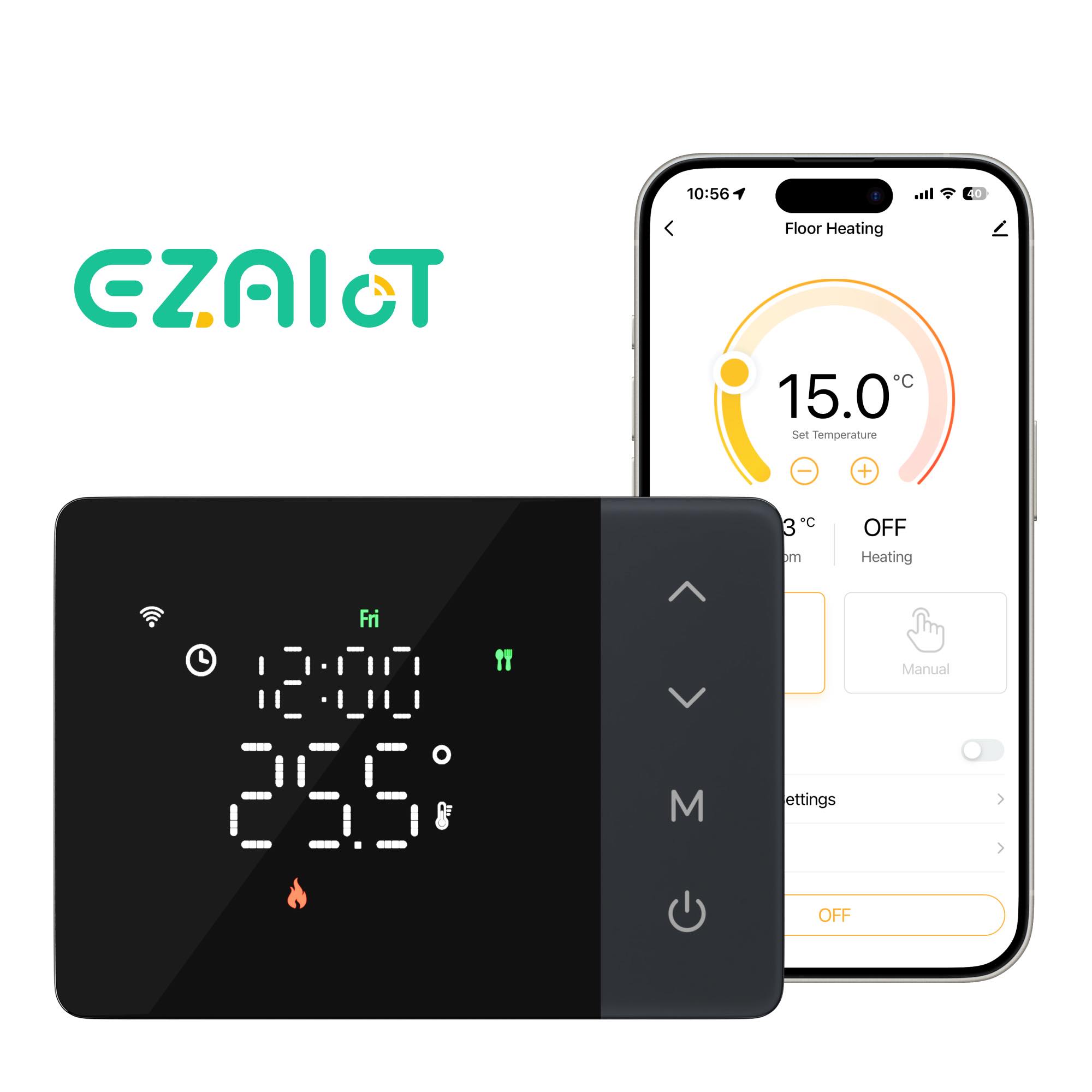 Tuya smart battery powered wif - Smart Home Thermostat ulasan dan harga