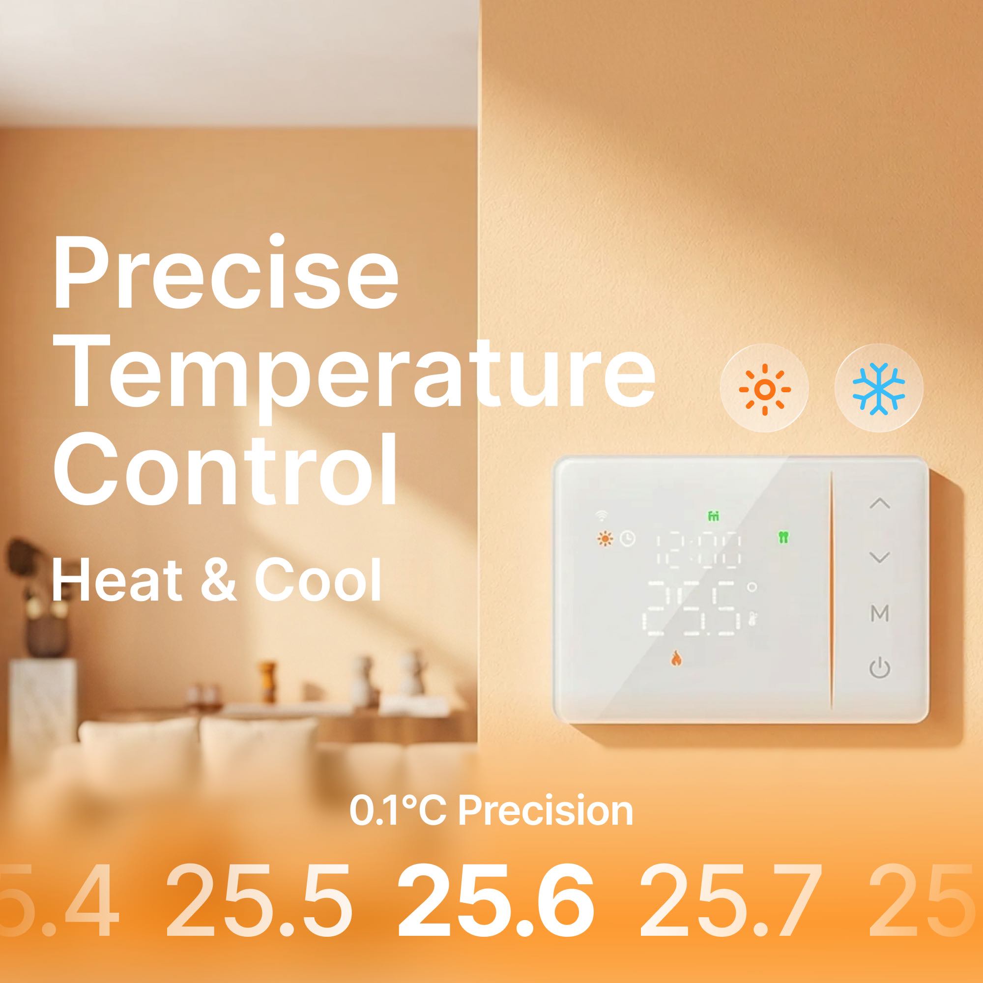 Tuya smart battery powered wif - Smart Home Thermostat ulasan dan harga