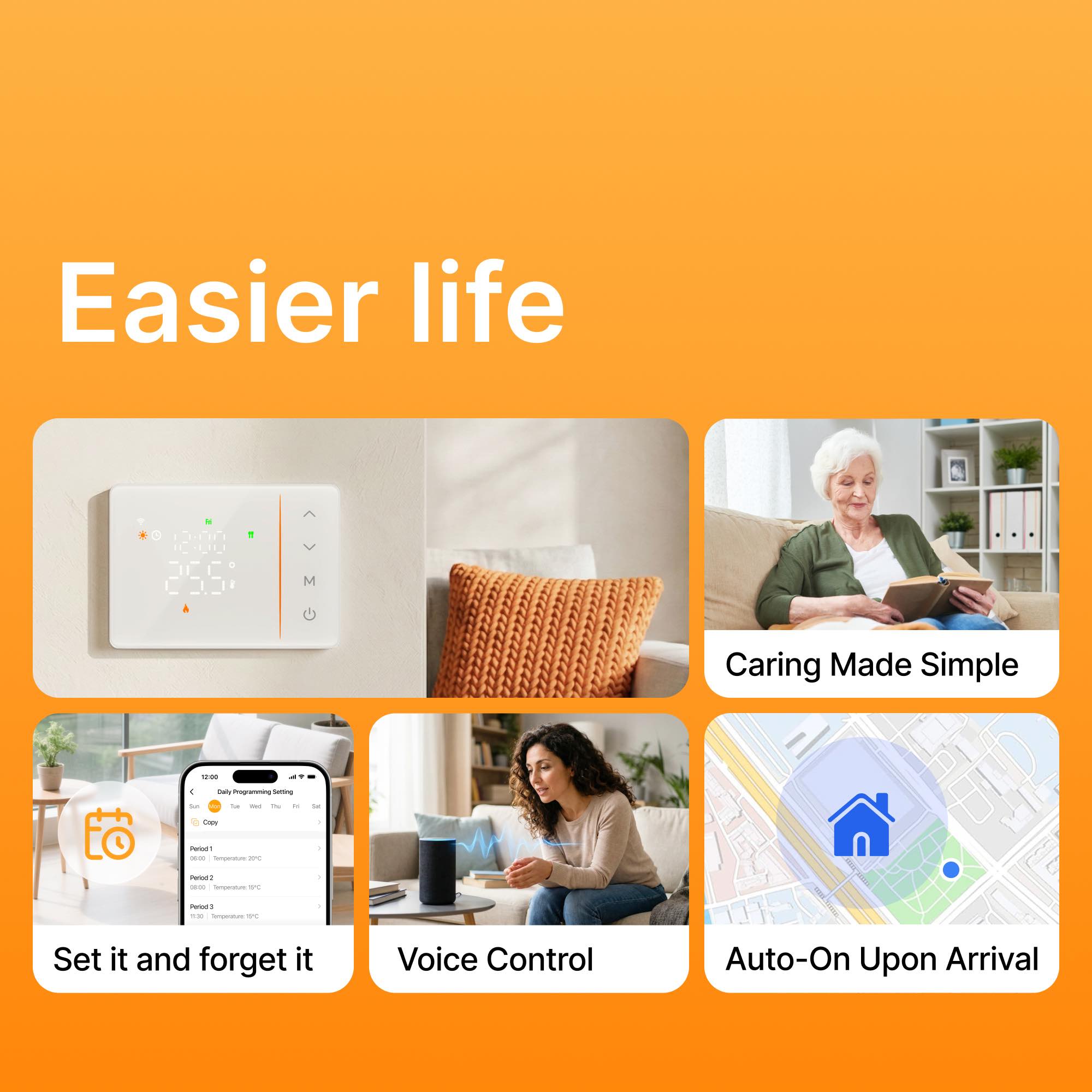 Tuya smart battery powered wif - Smart Home Thermostat ulasan dan harga