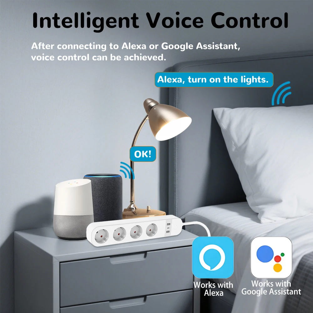 BORUIDAPLS EU Plug WiFi Smart  - Smart Home Energy Monitor ulasan dan harga
