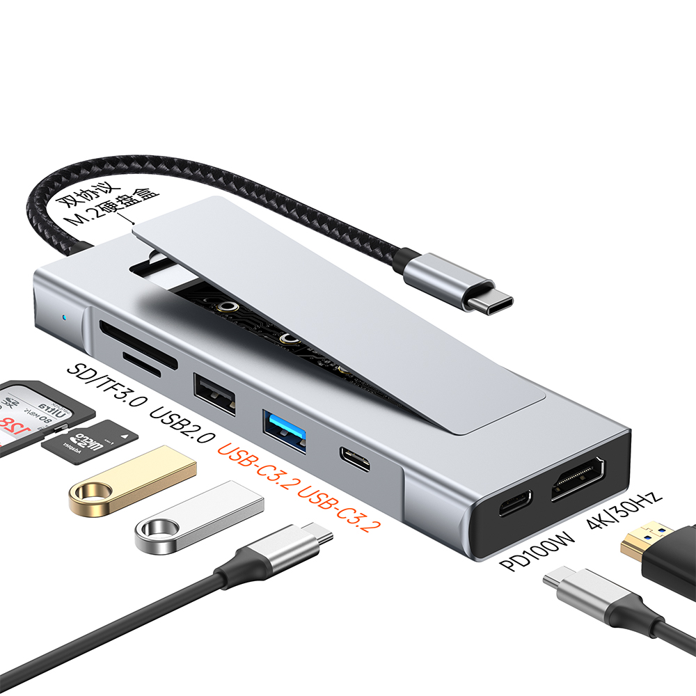 8-in-1 Type-C Multiport Hub wi - Smart Home Hub 2 ulasan dan harga