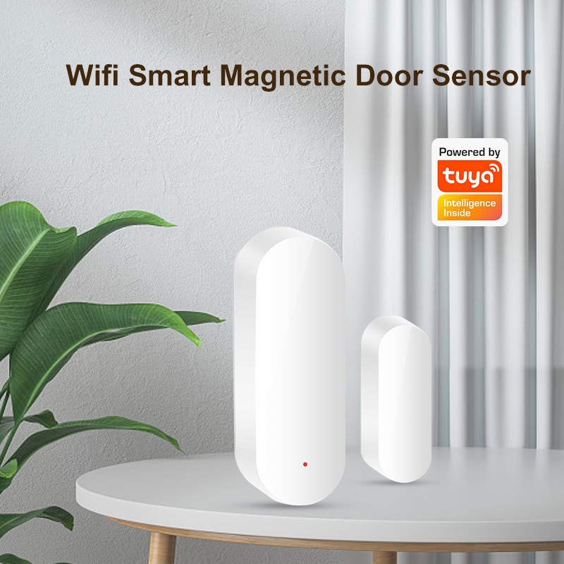 Tuya Smart WiFi Door Sensor Sm - Smart Home Notifications ulasan dan harga