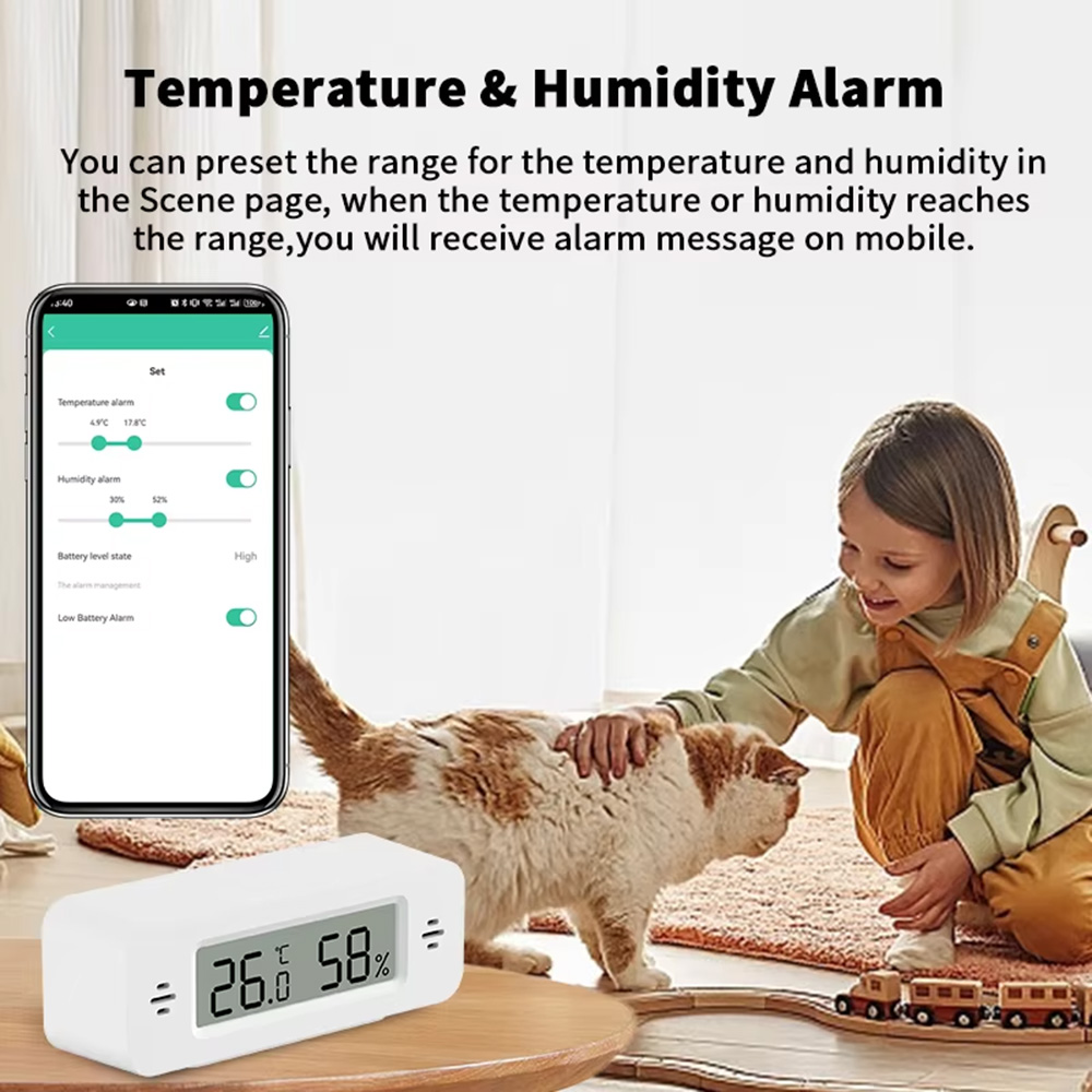 Tuya Zigbee WiFi Mini Temp & H - Smart Home Miniature ulasan dan harga