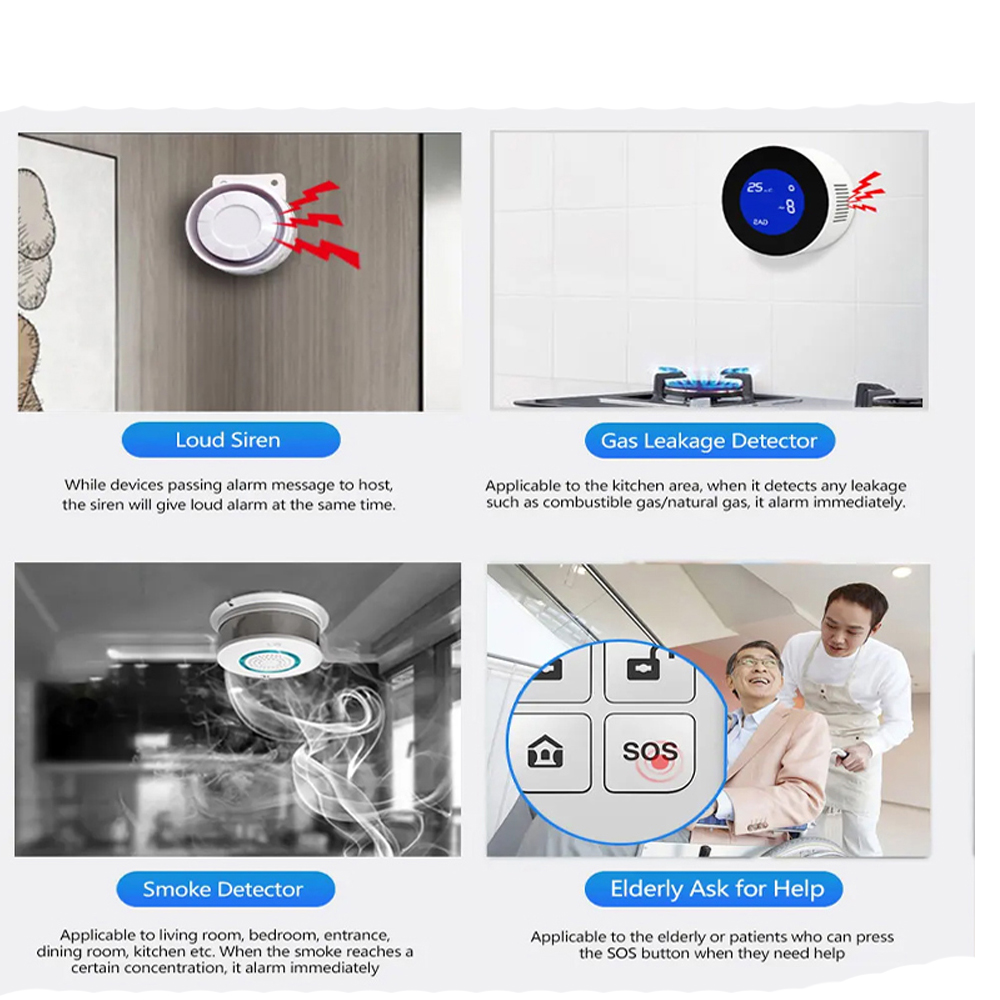 PGST 4G Tuya Smart Home Alarm  - Smart Home Automation System ulasan dan harga