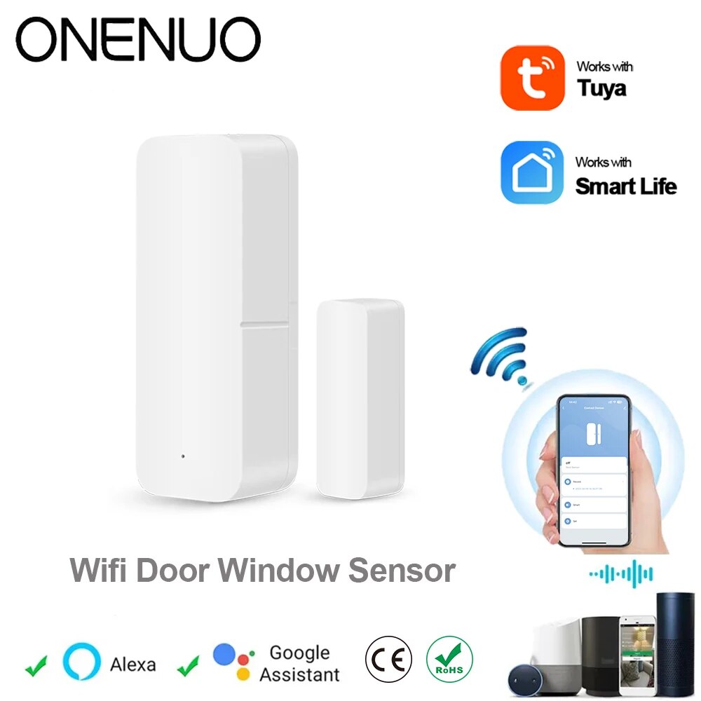 ONENUO Tuya Smart WiFi Door Se - Smart Home Notifications ulasan dan harga