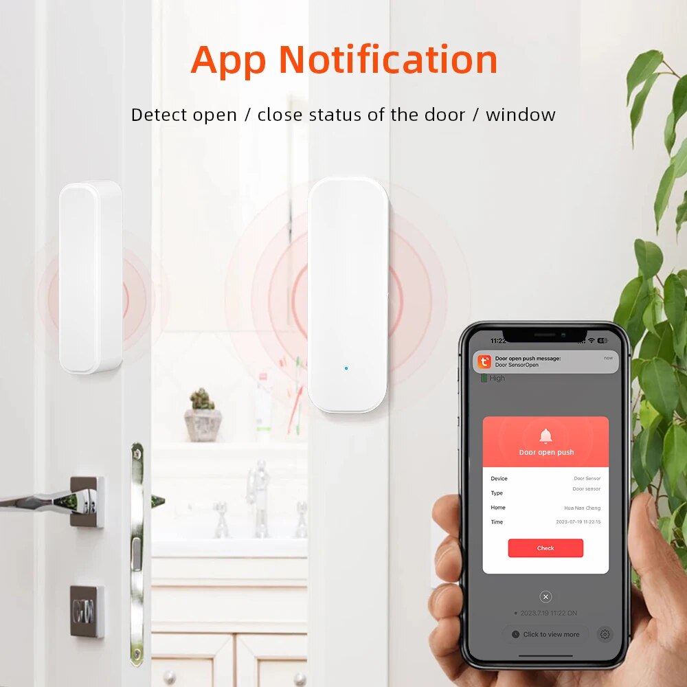 ONENUO Tuya Smart WiFi Door Se - Smart Home Notifications ulasan dan harga