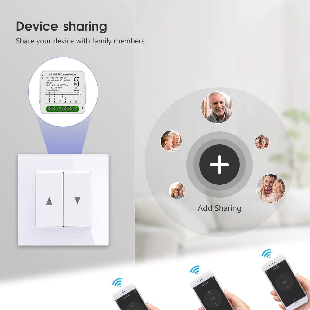 Tuya WiFi Zigbee Smart Curtain - Smart Home Z Wave ulasan dan harga
