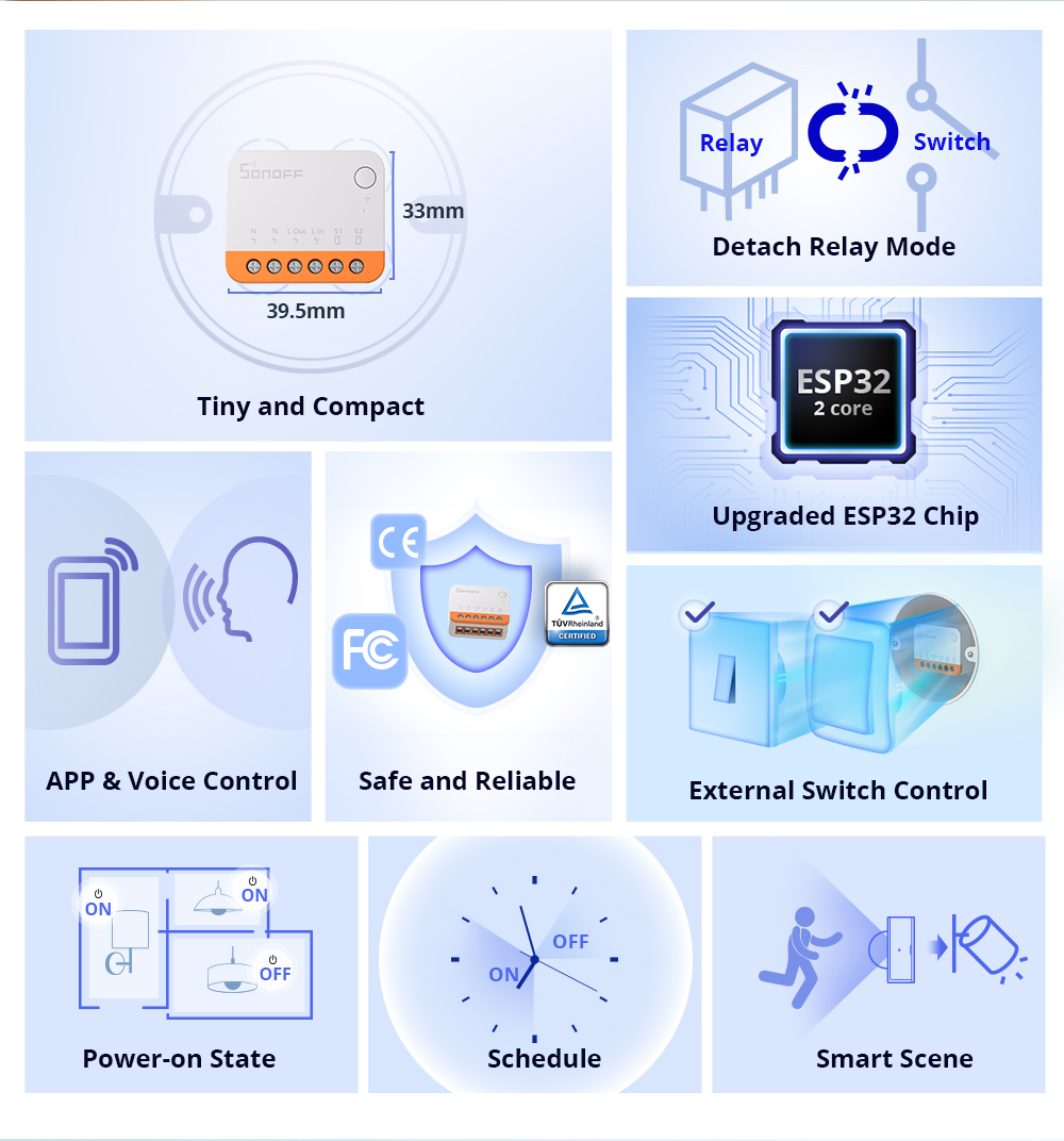 Sonoff Mini R4 Extreme Wifi Sm - Smart Home Integration ulasan dan harga