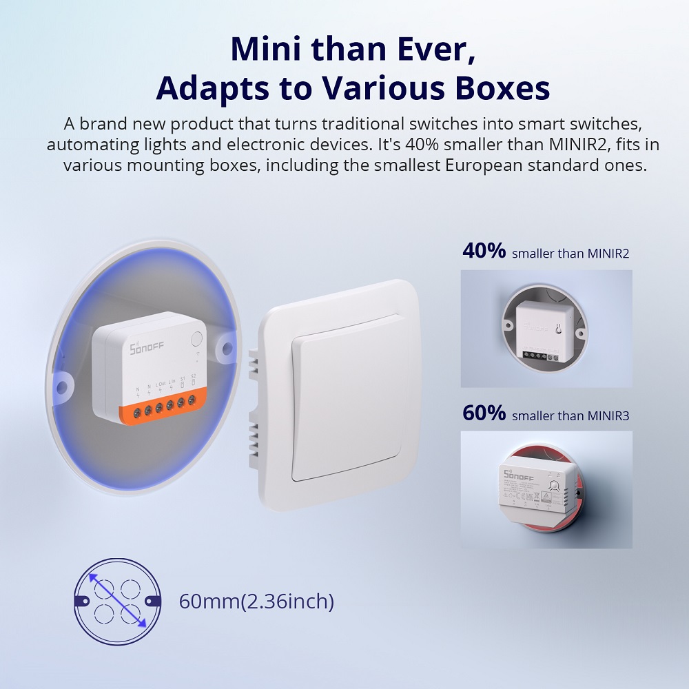 Sonoff Mini R4 Extreme Wifi Sm - Smart Home Integration ulasan dan harga